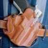 DESANTIS Speed Scabbard HOLSTR RH OWB Leather Sig P220/226 Bl